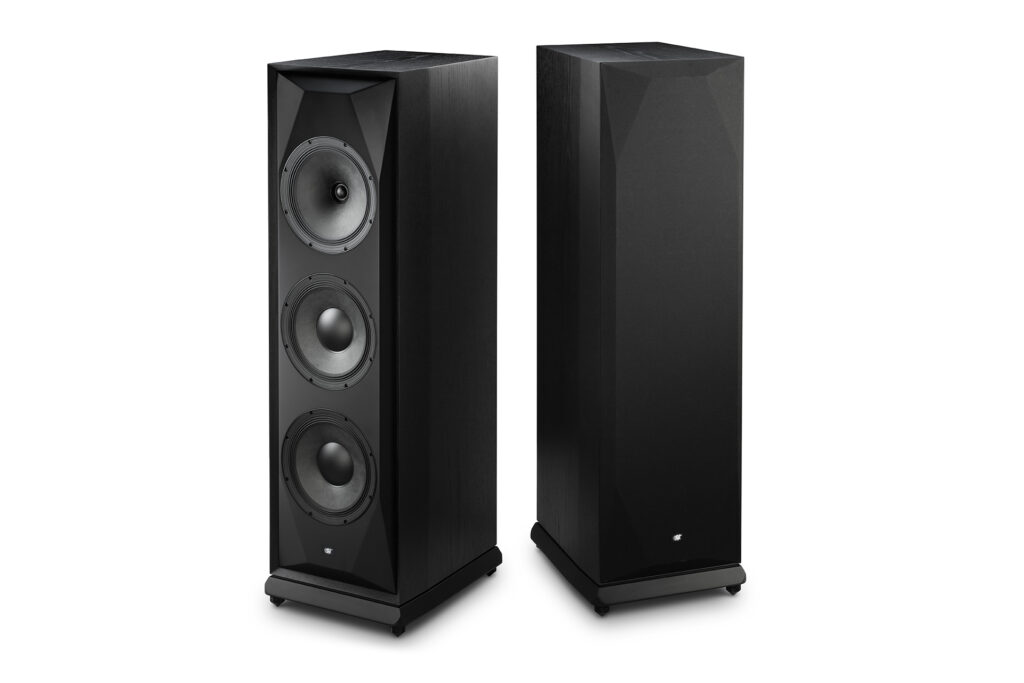 The MOFI SourcePoint V10 Master Edition Loudspeakers in black