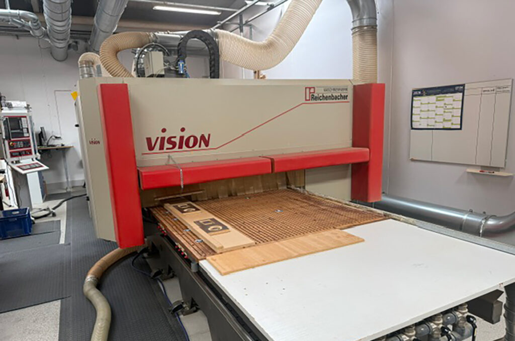One of many CNC machines at Dali.