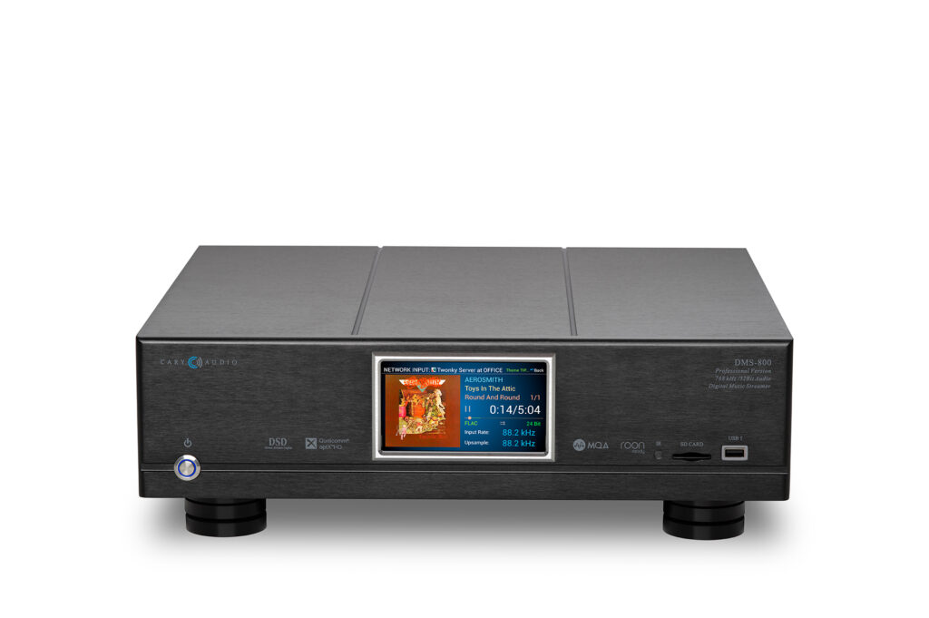 The Cary Audio DMS 800 is a full featured music streamer and DAC.