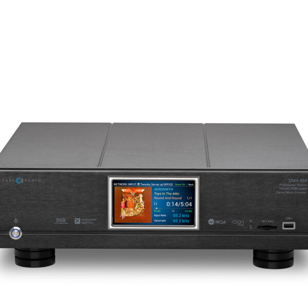 The Cary Audio DMS 800 is a full featured music streamer and DAC.