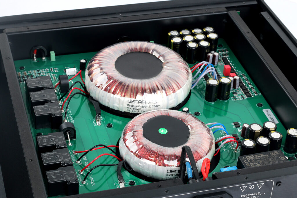 The Denafrips Terminator 15 DAC topless.