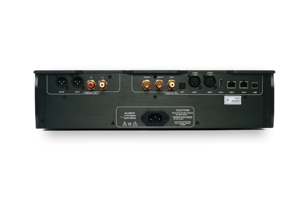 A look at the rear panel of the Denafrips Terminator 15 DAC.