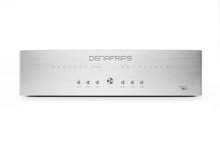 The Denafrips Terminator 15 dressed in silver.