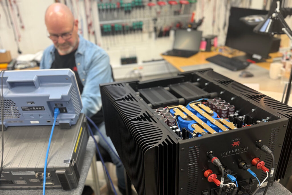 A new Gryphon Hyperion amp getting ready for the Vienna HIFI show in a few weeks.