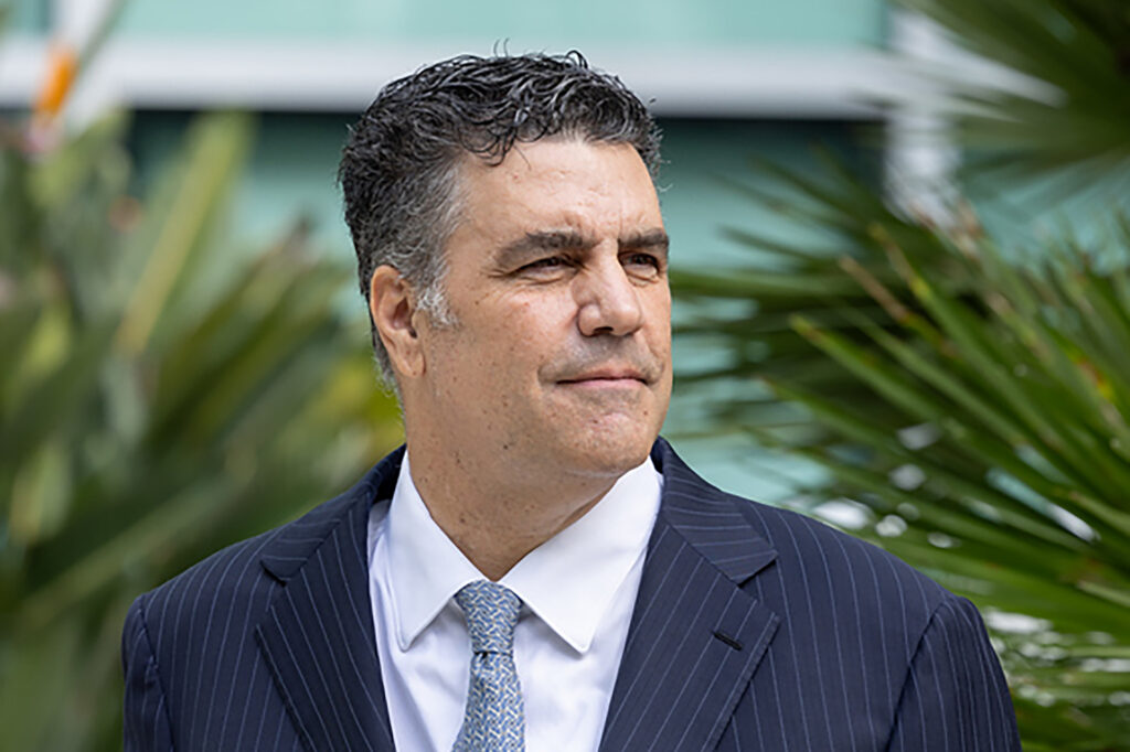 Our publisher wearing one of his few Brioni suits.