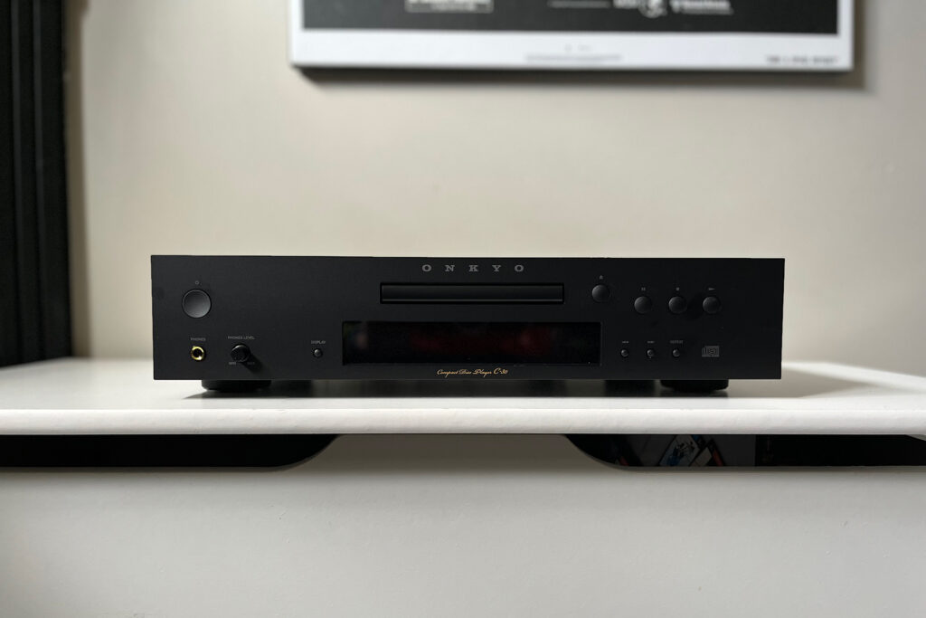 The Onklyo ICON C30 Compact Disc player at Andrew Dewhirst's for review.