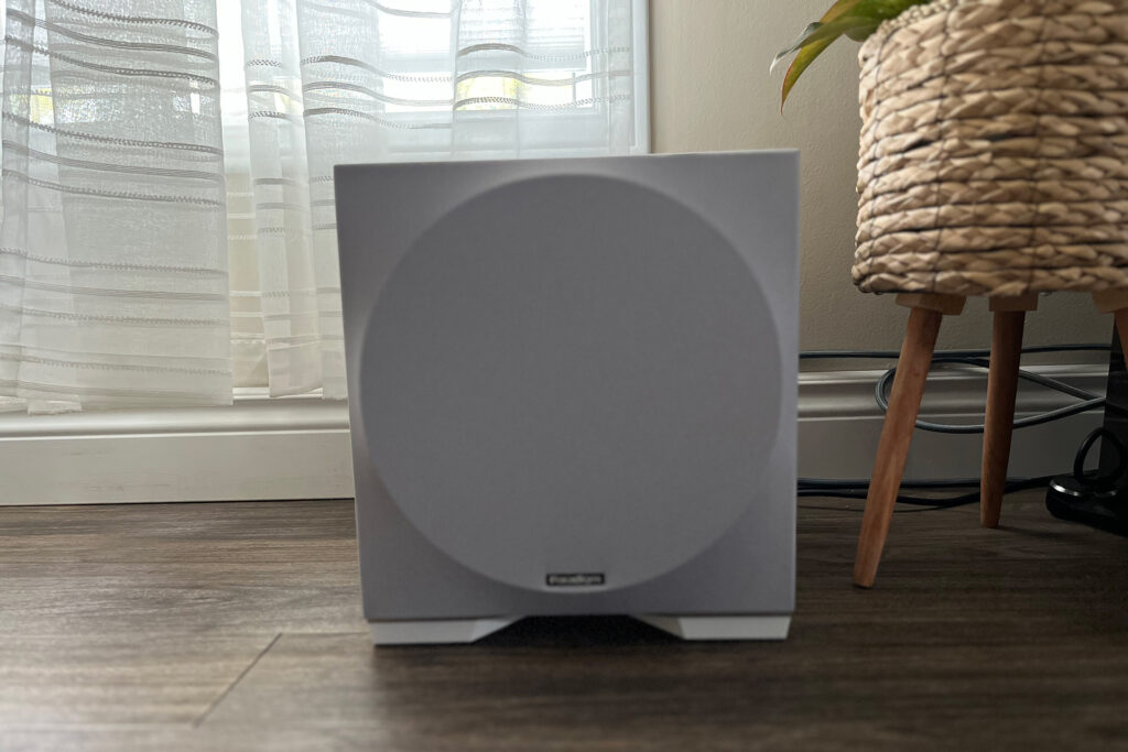 The Paradigm Defiance 10 Subwoofer at Andrew Dewhirst's home.