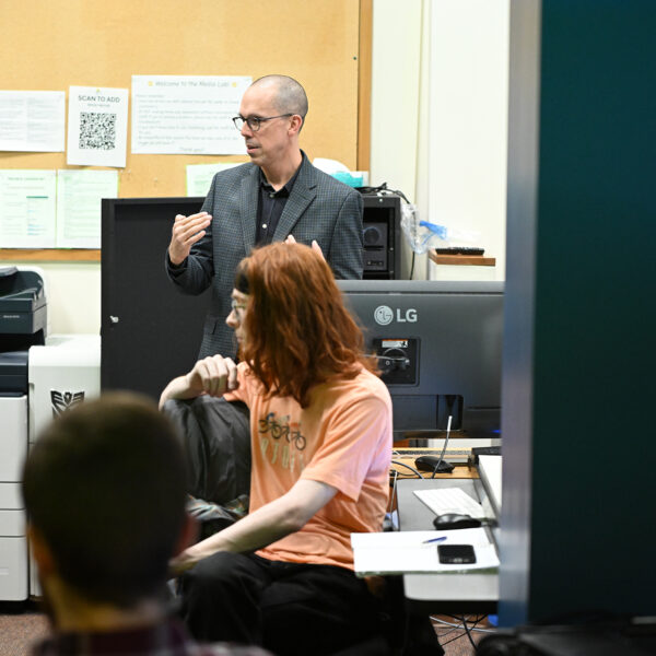 Kids getting ready for a career in music and technology at The University of Rochester's Eastman School of Music.