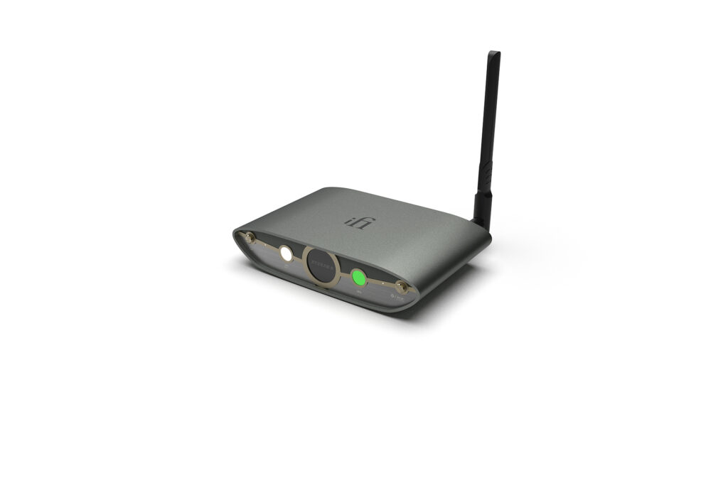 The iFi Stream 3 with its antenna.