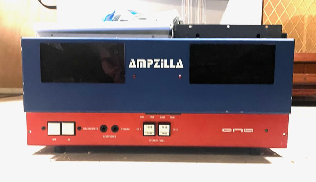 AMPZILLA is a classic audiophile power amp from yesteryear.