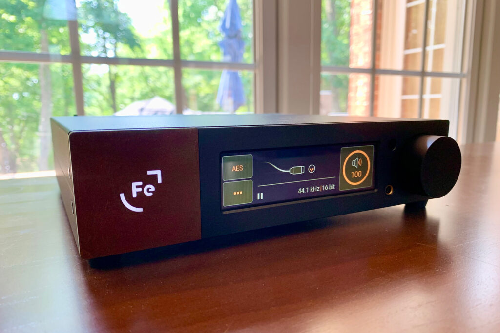 The Ferrum Wanda DAC at Jim Swantko's home.