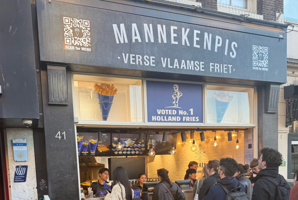 Jerry ate too many French fries in Amsterdam. Screw will power.