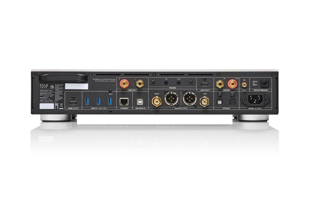 The HIFI Rose RS451 - a rear view.