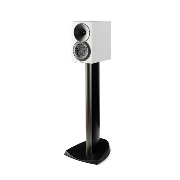 The Paradigm Premier 120 V2 speakers stand mounted.