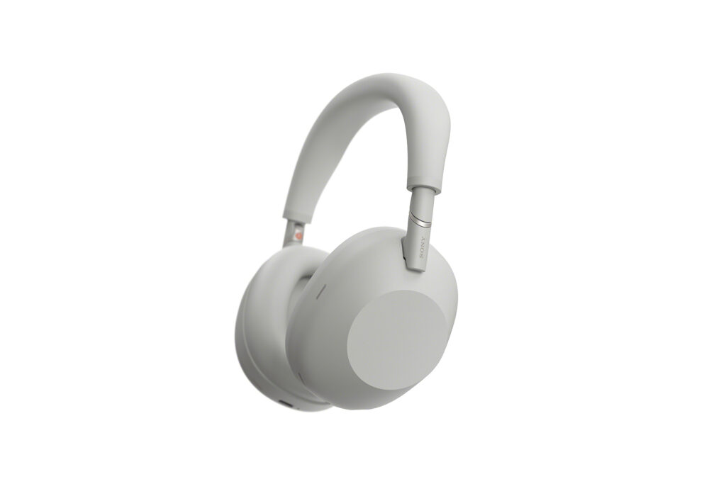 The Sony WH-1000-MX6 headphones in gray like the review sample.