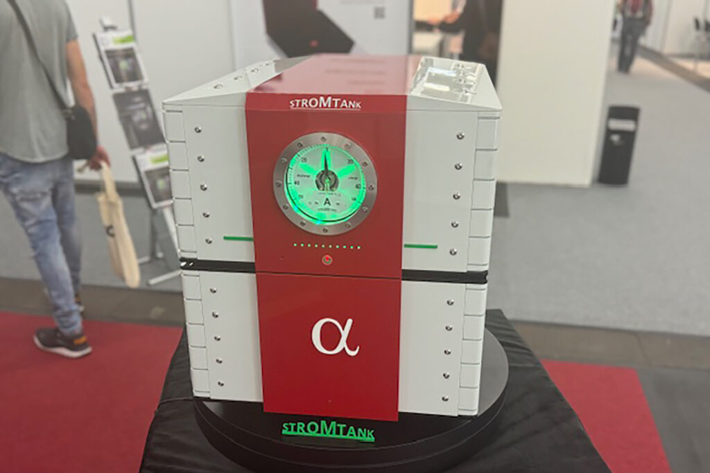 A Stromtank audiophile AC power system at HIFI MUNICH