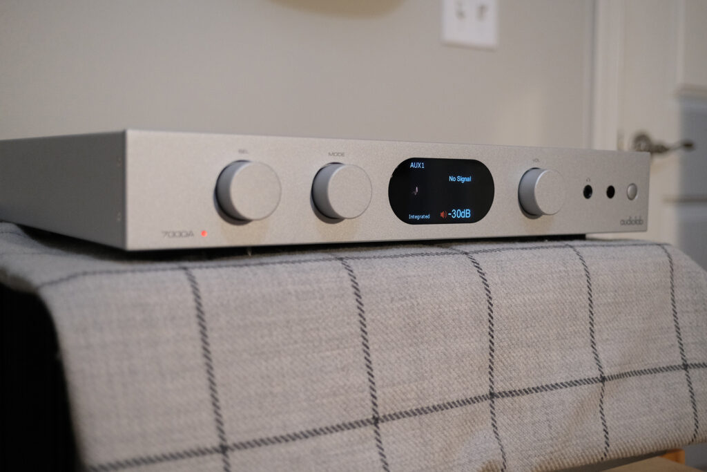 The Audiolab 7000A at Frank Picarello's house.