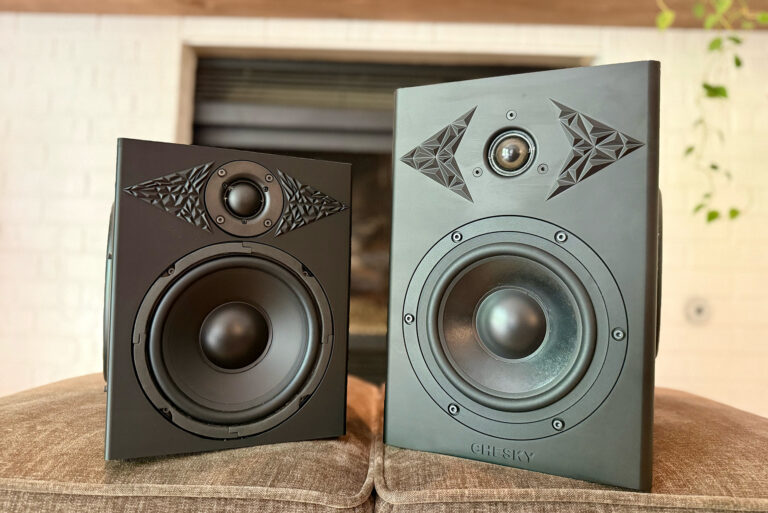 The Chesky LC-1 and LC-2 side by side at Eric Forst's house.