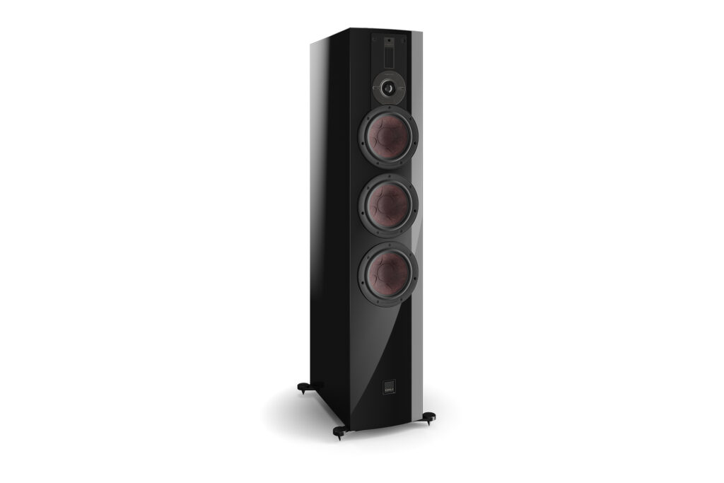 The Dali Rubikore 8 in black.
