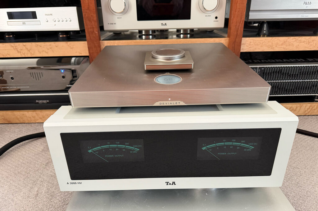The Devaliet Astra in Paul Wilson's reference audiophile system.