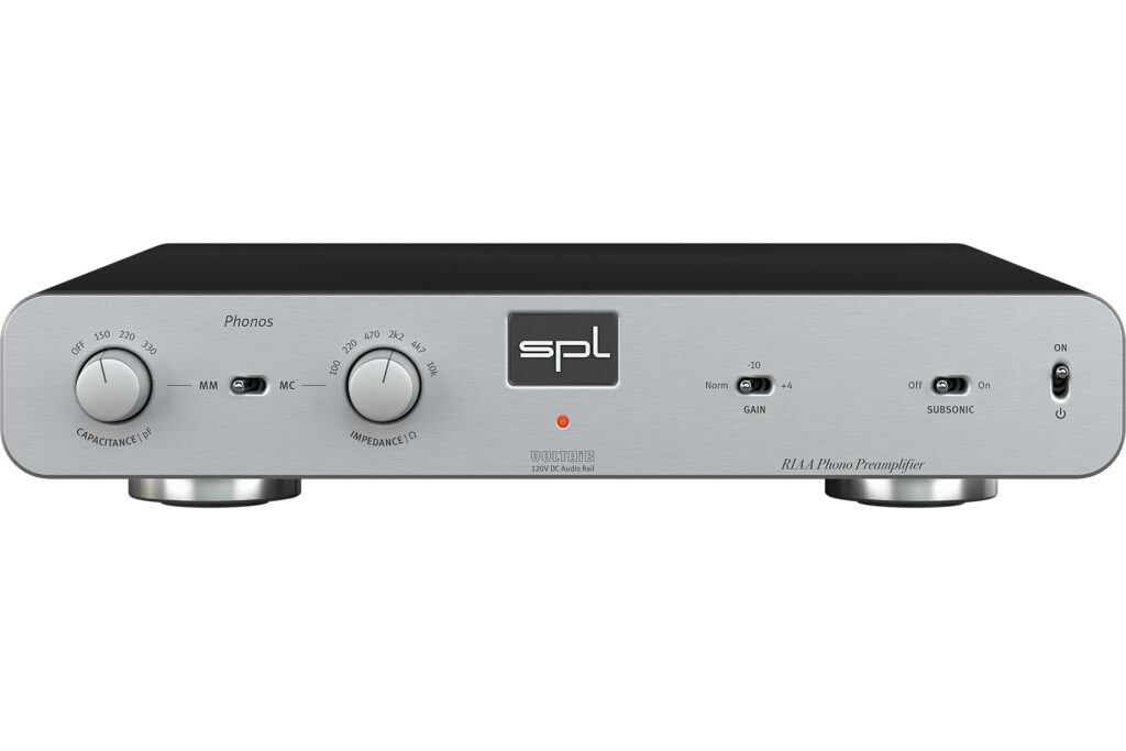 The SPL Phonos Phonostage is a small component but solidly built.