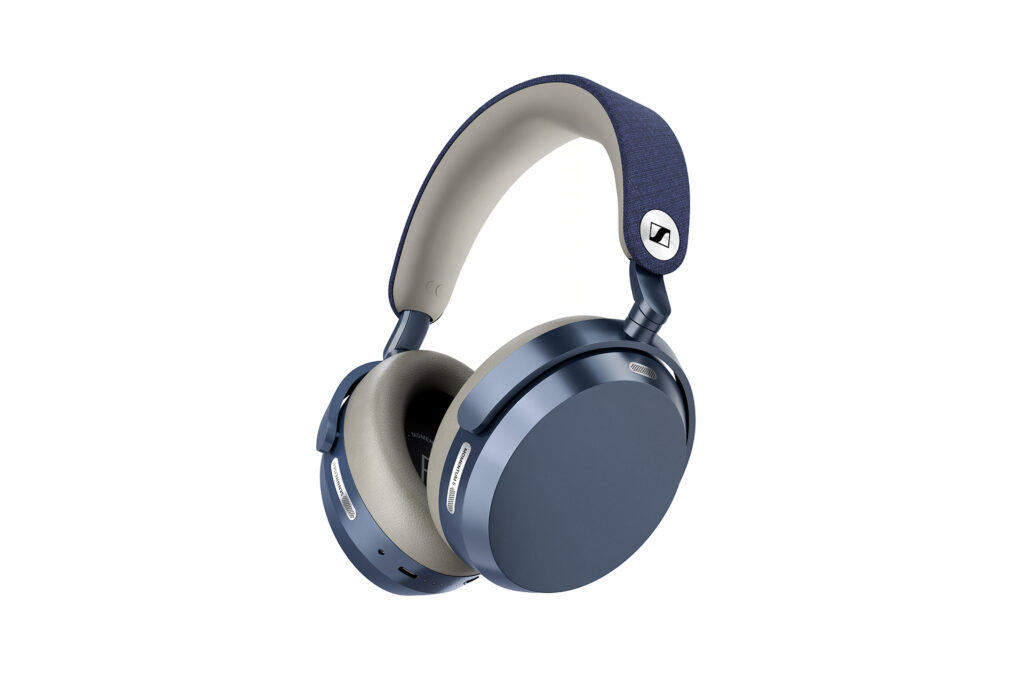 The Sennheiser MOMENTUM 5 headphones are sharp looking in blue.