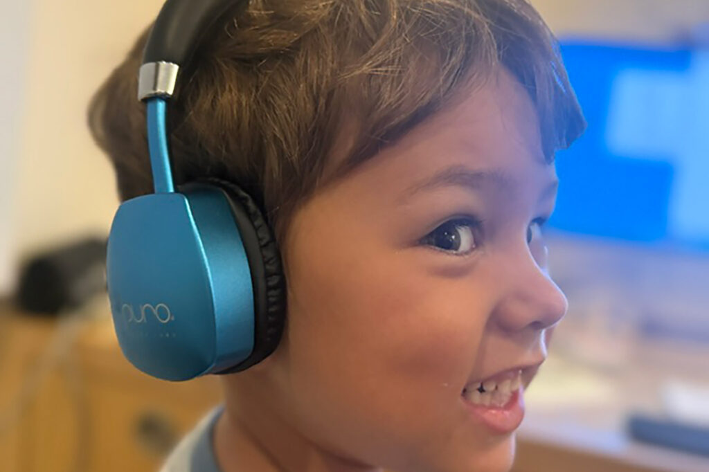 Puro Sound Labs PuroQuiet Plus worn by my youngest son.